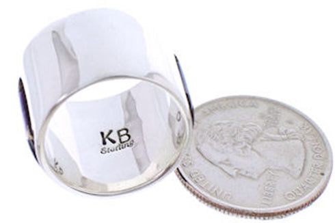 Multicolor Native American Design Jewelry Ring Size 7-3/4 YS71322